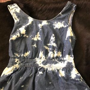 Tie-dye dress with back detail